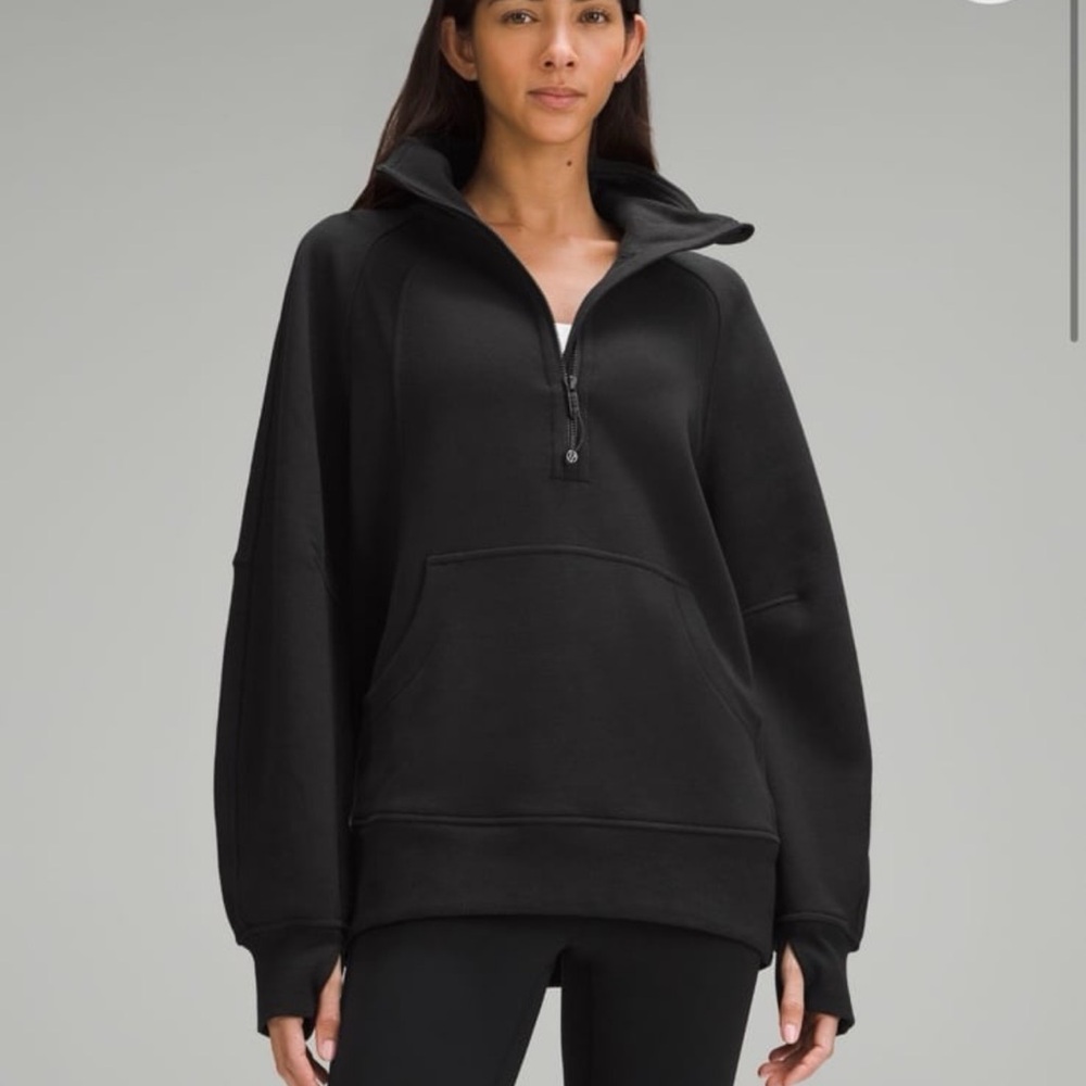 Lululemon oversized scuba half zip